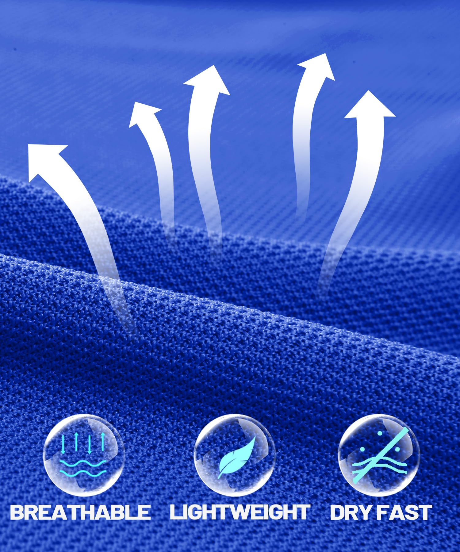 MAGCOMSEN Polo Long Sleeve Shirts for Men Golf Shirts for Men Casual Shirts Mens Tactical Polos Quick Dry Shirts Summer Fishing Shirts Golf Polo Blue XL