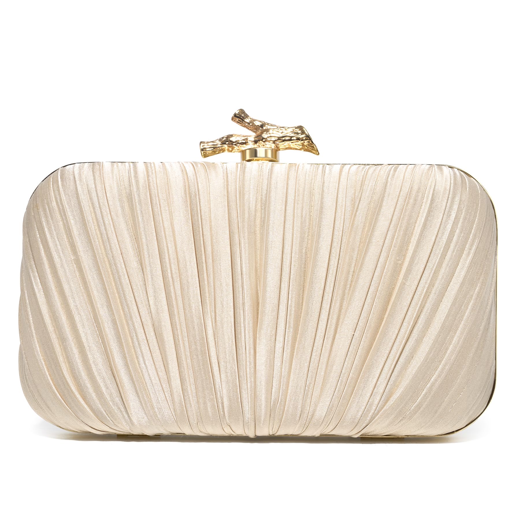 CHUNLI Clutch Purses for Women Evening/Wedding Chic Woven Bag Formal PU Leather Purse Designer Handbags for Women