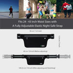 Load image into Gallery viewer, Fitter&#39;s Niche UltraSlim Fanny Waist Pack, Versatile for Men and Women, Bounce-less Sports Hiking Running Hip Bag, Extendable Belt, Infinite Black
