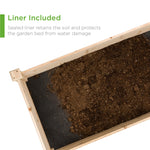 Load image into Gallery viewer, Best Choice Products 8x2ft Outdoor Wooden Raised Garden Bed Planter for Vegetables, Grass, Lawn, Yard - Natural
