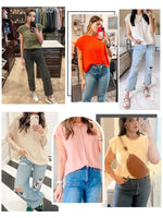 Load image into Gallery viewer, Seiciviy Womens Cap Sleeve Tops 2025 Trendy Tank Top Loose Knit Sweater Vests Cute Shirts Outfits Spring Fall Summer Tops Beige
