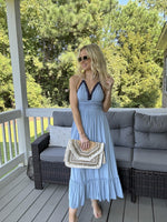 Load image into Gallery viewer, Graciaas Hand Embroidered Straw Clutch Purse – Woven Envelope Handbag, Summer Beach Bag

