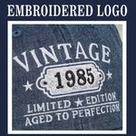Load image into Gallery viewer, 40th Birthday Gifts Women Men Vintage 1985 Embroidered Baseball Cap Gift Ideas Hat Blue
