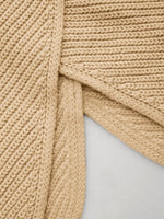Load image into Gallery viewer, CIDER Cropped Sweaters for Women Turtleneck Sweater Long Sleeve Ribbed Knit Lantern Sleeve Pullover Fall Outfits: Beige, M
