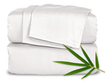 Load image into Gallery viewer, King Sheets by Pure Bamboo, Genuine 100% Organic Viscose Derived from Bamboo Bed Sheet Set, Luxuriously Soft &amp; Cooling, Double Stitching, Lifetime Quality Promise (King, White)
