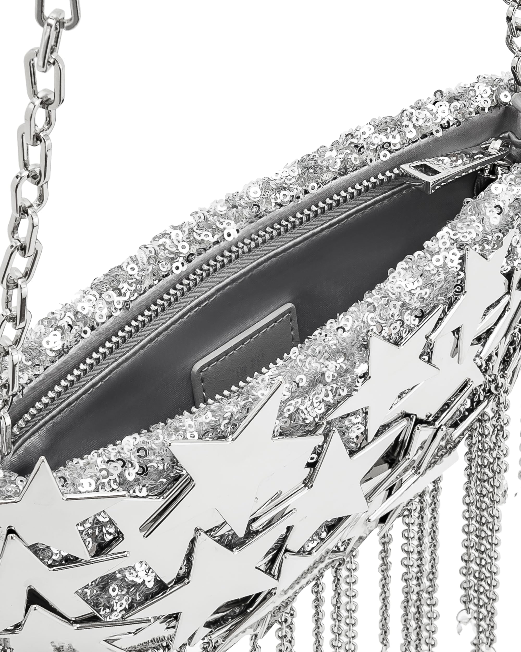 JW PEI Women's Anika Star-Embellished Chain Bag - Silver