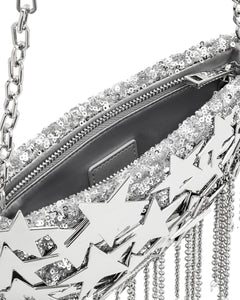 JW PEI Women's Anika Star-Embellished Chain Bag - Silver