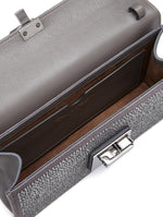 Load image into Gallery viewer, Oscar de la Renta, Pave Crystal Alibi Clutch, Smoke/Gunmetal
