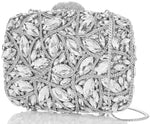 Load image into Gallery viewer, MOSSMON Crystal Evening Clutch Bag Sparkling Bride Wedding Party Purse for Women
