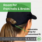 Load image into Gallery viewer, Gaiam Womens Classic Fitness Hat Baseball Cap, Leopard Print Black
