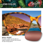 Load image into Gallery viewer, Maui Jim Women's Honi Polarized Cat Eye Sunglasses, Sunset/Maui Rose®, Small
