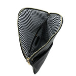 Load image into Gallery viewer, FashionPuzzle X-Large Envelope Clutch Bag with Chain Strap (Light Pewter)
