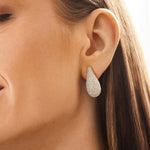 Load image into Gallery viewer, BaubleBar Ella Statement Earrings - Teardrop Earrings for Women - Pavé
