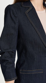 Load image into Gallery viewer, Cinq a Sept Women's Khloe Blazer, Indigo Denim, 8
